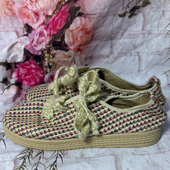 Stylish Multicolor Woven Women's Shoes - Picture 8 of 8